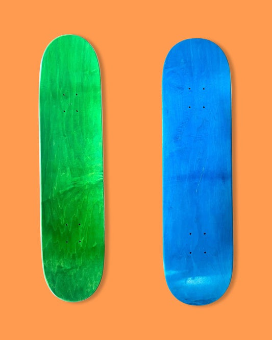 The Symmetrical - Blank Skateboard Deck 8"