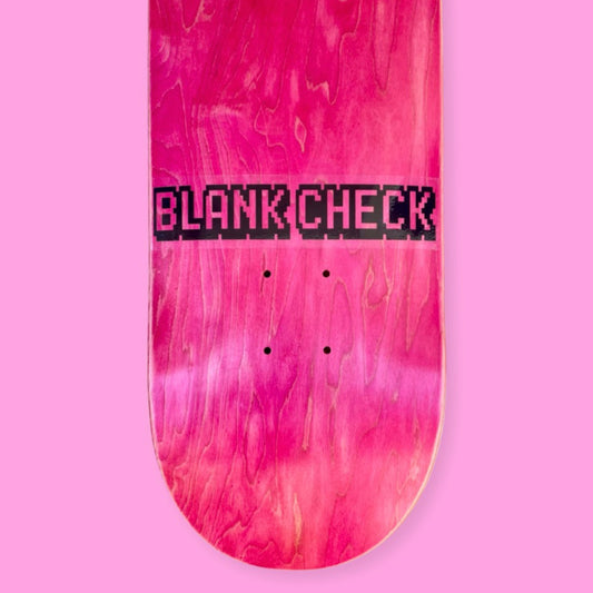 Blank Check Sticker